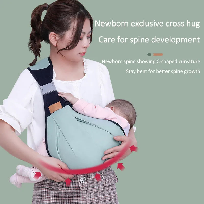 Baby Carrier Sling Wrap Multifunctional Four Seasons Universal Front Holding Type Simple Carrying Artifact Ergonomic