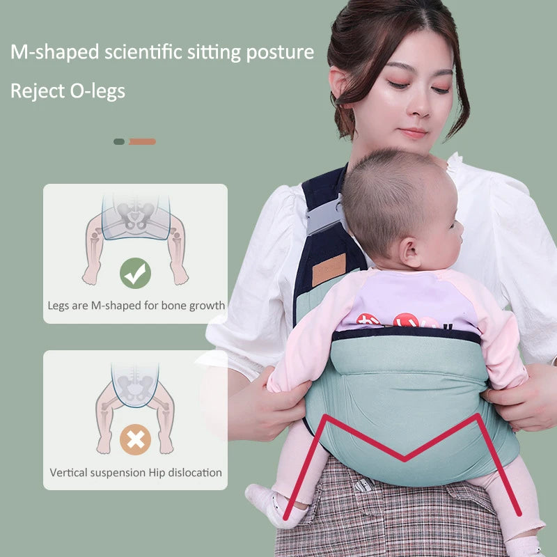 Baby Carrier Sling Wrap Multifunctional Four Seasons Universal Front Holding Type Simple Carrying Artifact Ergonomic