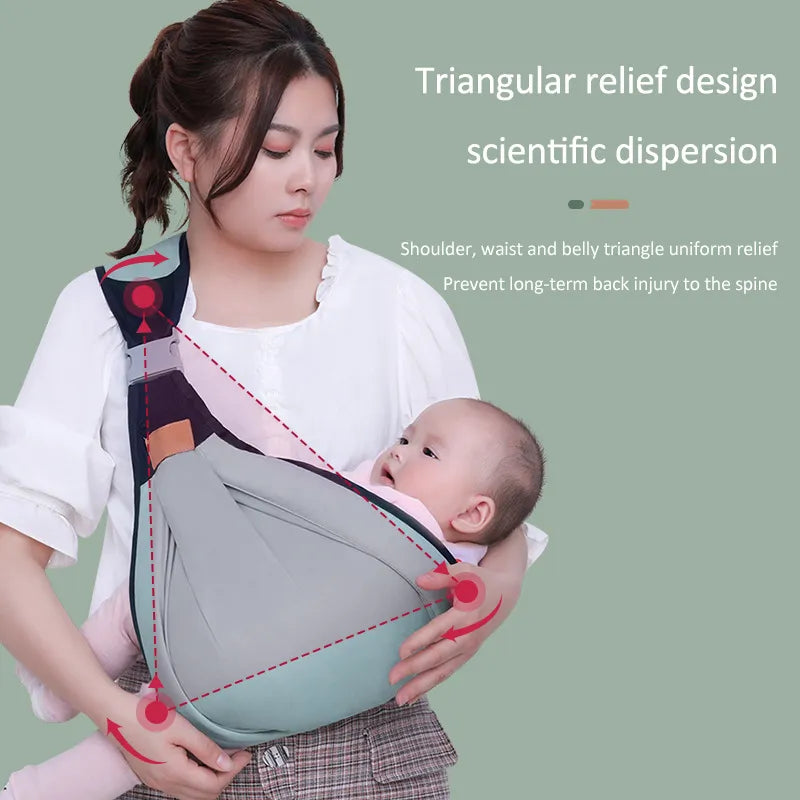 Baby Carrier Sling Wrap Multifunctional Four Seasons Universal Front Holding Type Simple Carrying Artifact Ergonomic