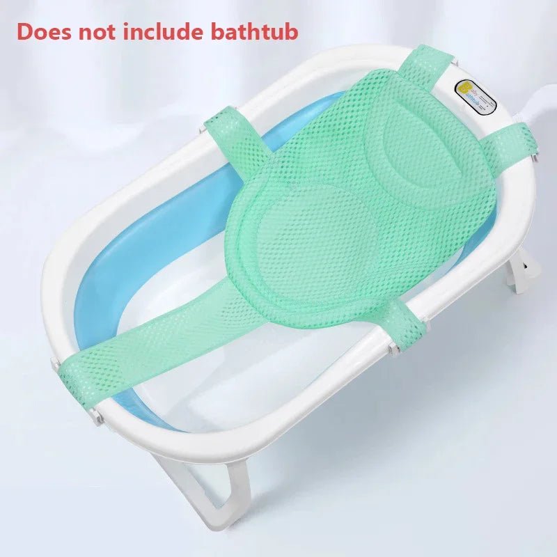 Baby Bath Seat Support Mat Foldable Baby Bath Tub Pad & Chair Newborn Bathtub Pillow Infant Anti-Slip Soft Comfort Body Cushion - Au Plaisir des Bebes